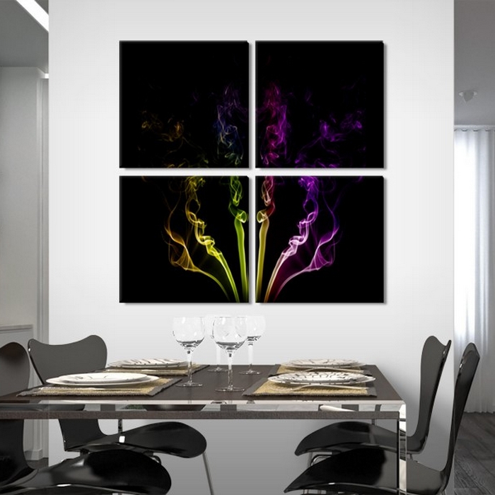 Tavla Arkiio RainbowFärgade Rök Spår