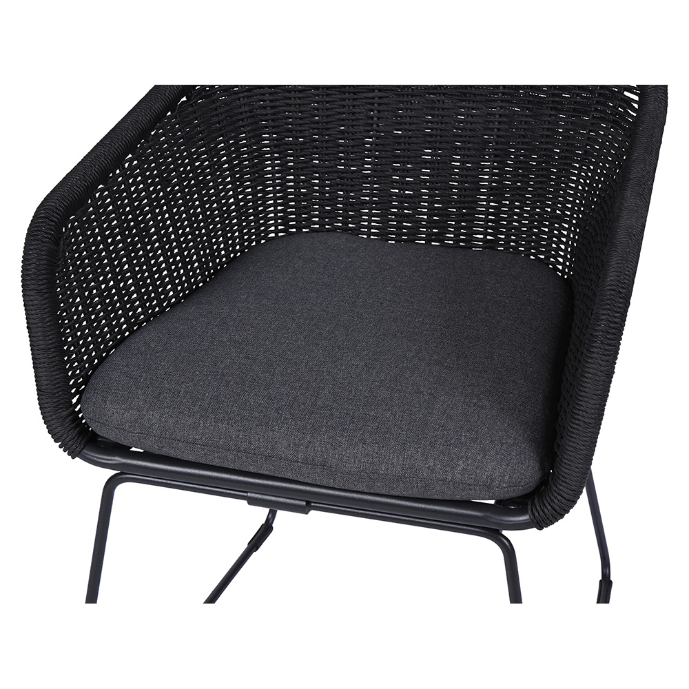 GARDEN CHAIR W/CUSHION Grå
