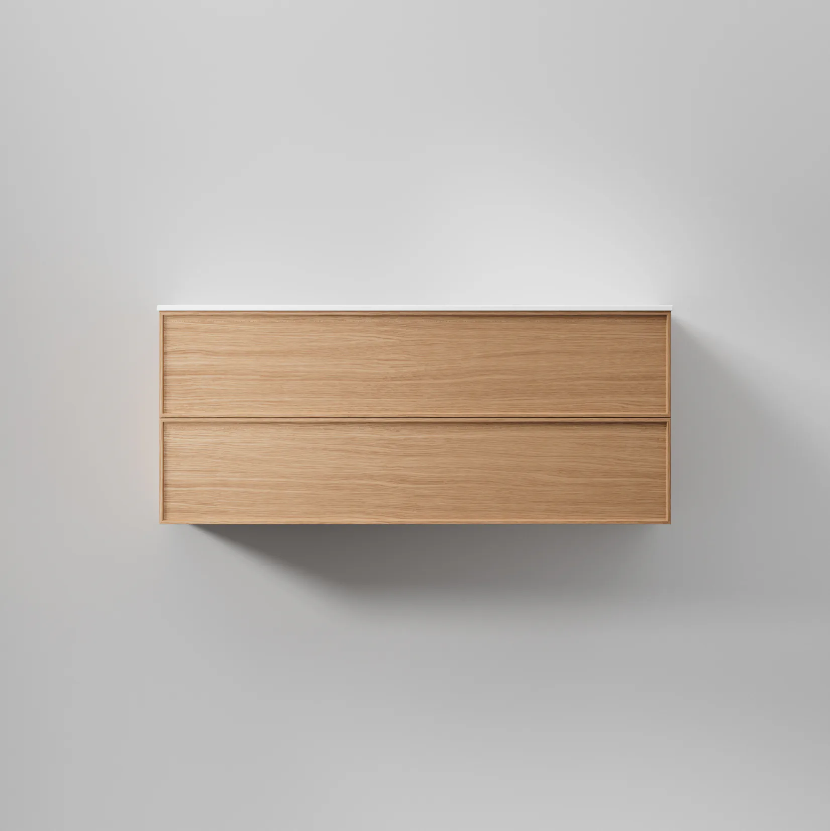 Kommod Core Nema 120 Natural Oak, 2 Lådor Natural Oak, 1200x456x500 mm