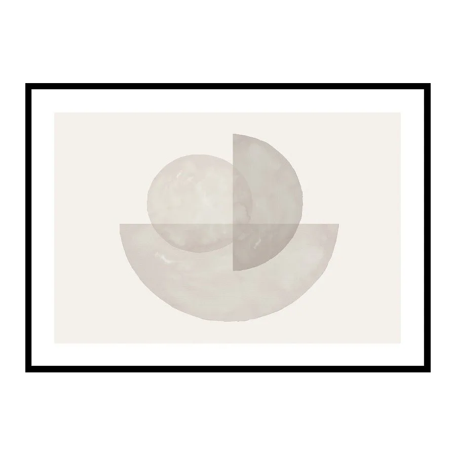 Poster Gallerix Abstract Circles No1