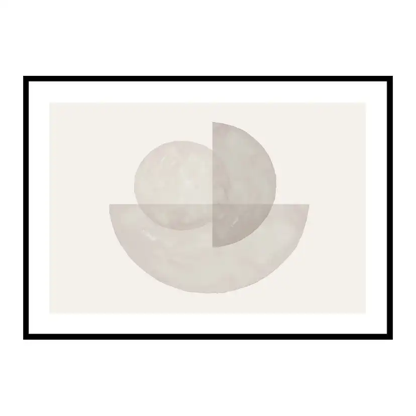 Poster Gallerix Abstract Circles No1