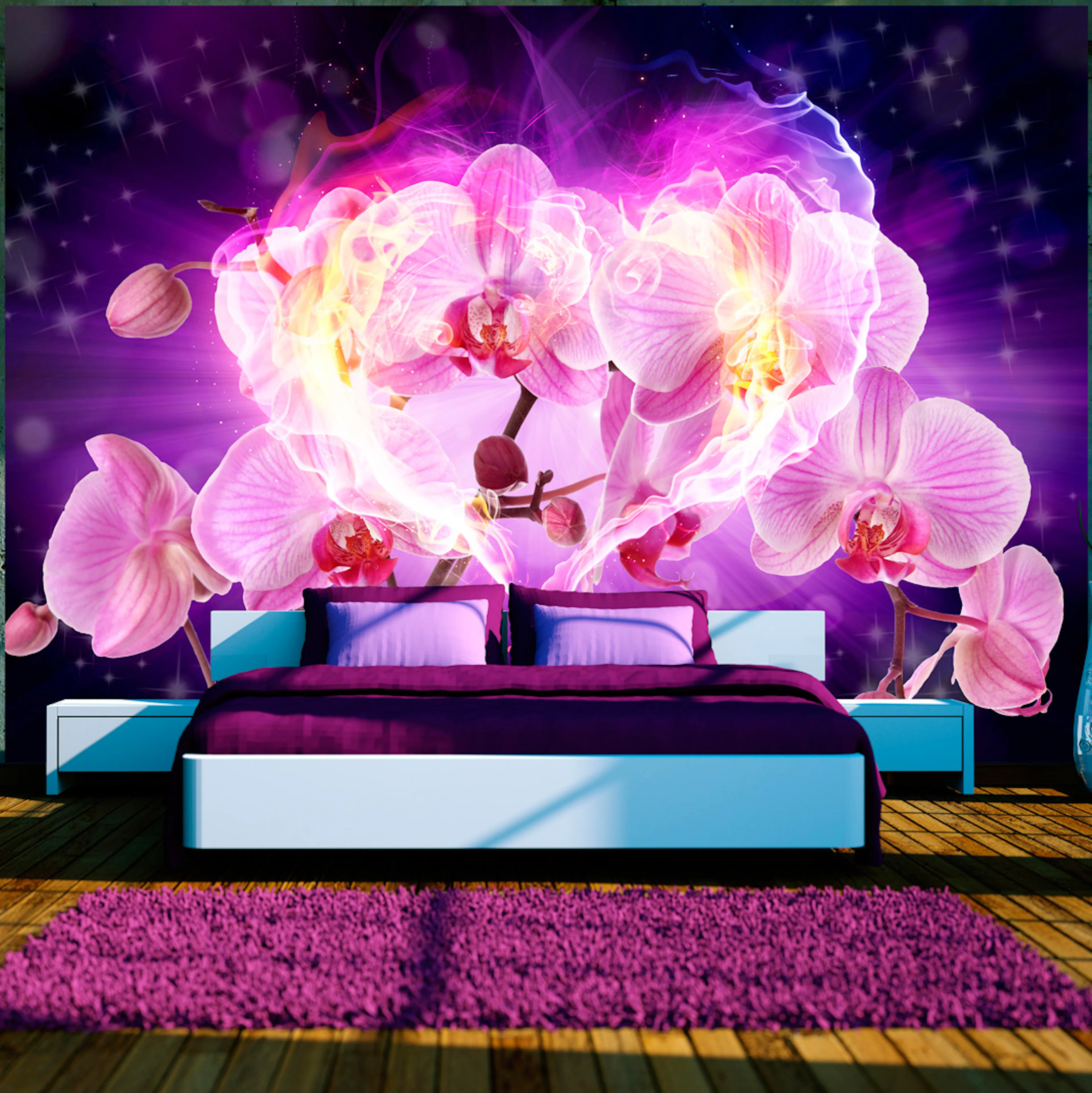 Fototapet Arkiio Orchids In Flames
