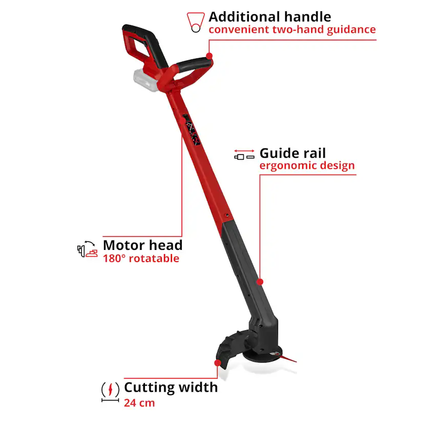 Grästrimmer Einhell GC-CT 18/2411 Li P Utan Batteri & Laddare