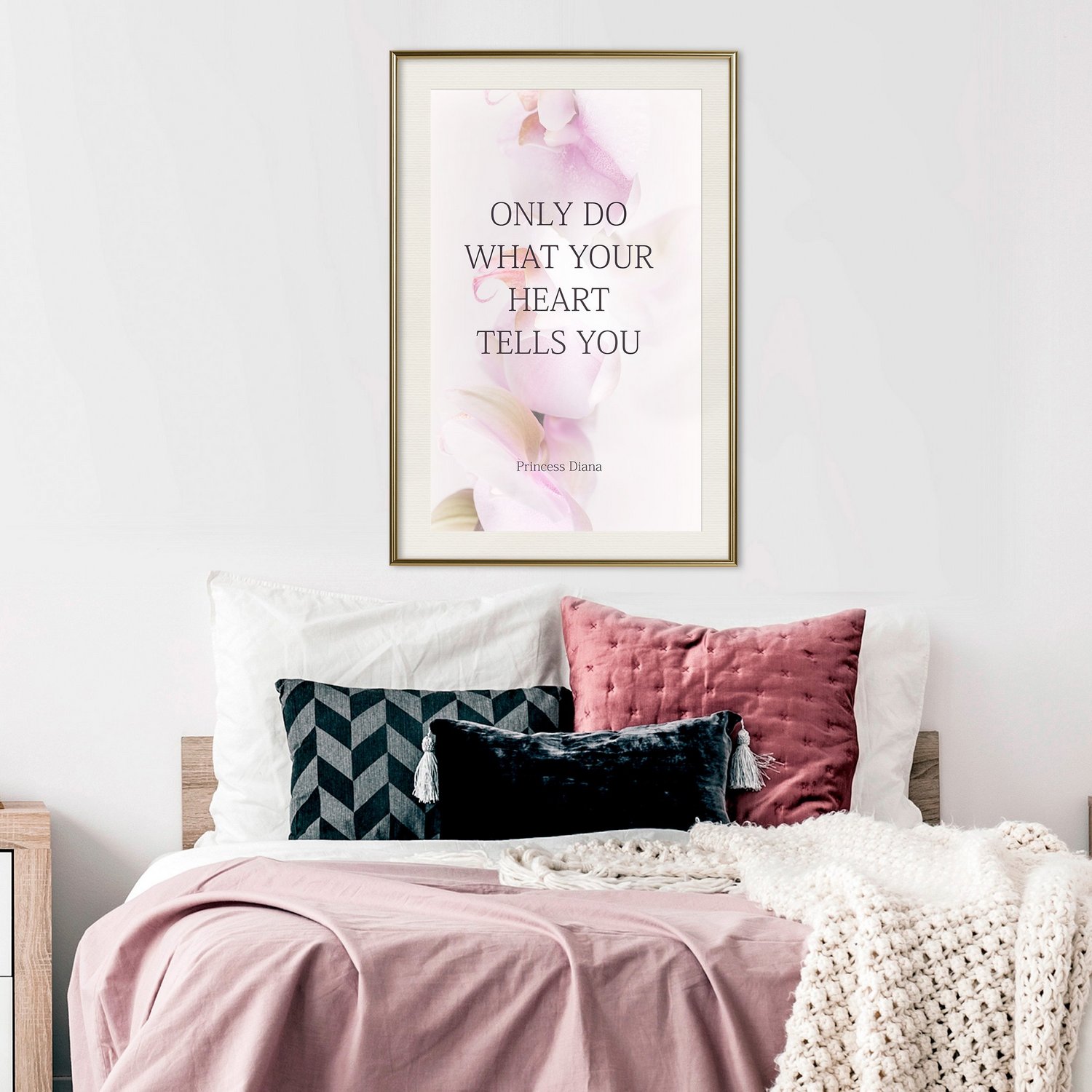 Poster Artgeist Affisch Do What Your Heart Tells