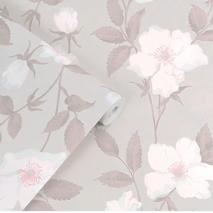 Tapet Laura Ashley Fleurir Sugared Violet