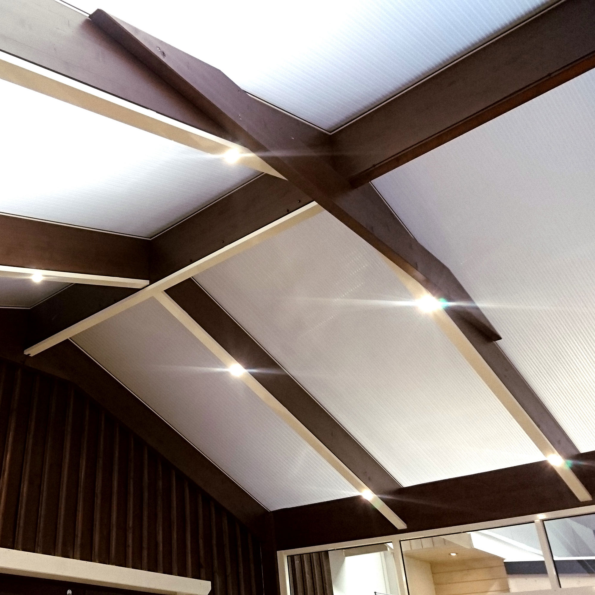 Integrerad LED-Belysning Landskap för Uterumsstomme Glimma