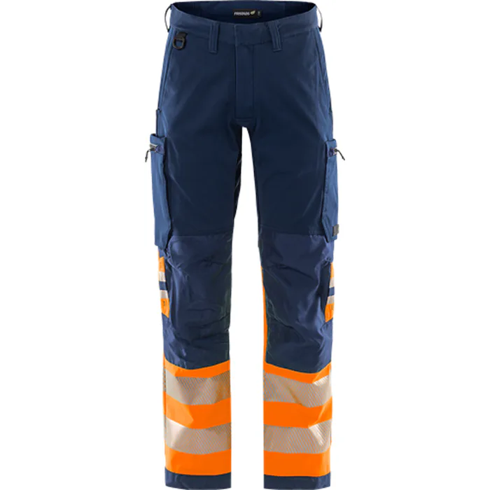 Varselorange/Marinblå