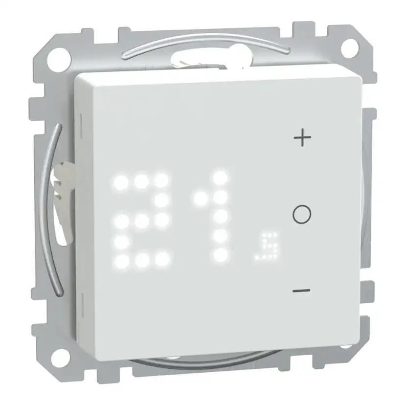 Uppkopplad Termostat Schneider Electric Exxact för Rum/golv Elektronisk 16A kan Styras via Wiser-appen Zigbee 3.0