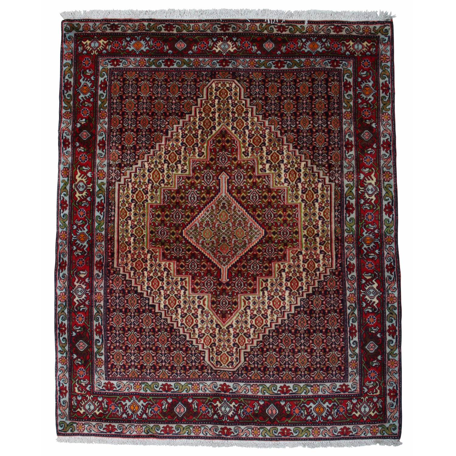 Persisk Matta Arkiio Senneh Dubbelvävd 128x158