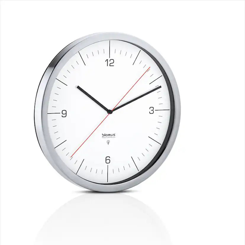 CRONO, Väggklocka, Vit Vit, Diameter: 305 mm
