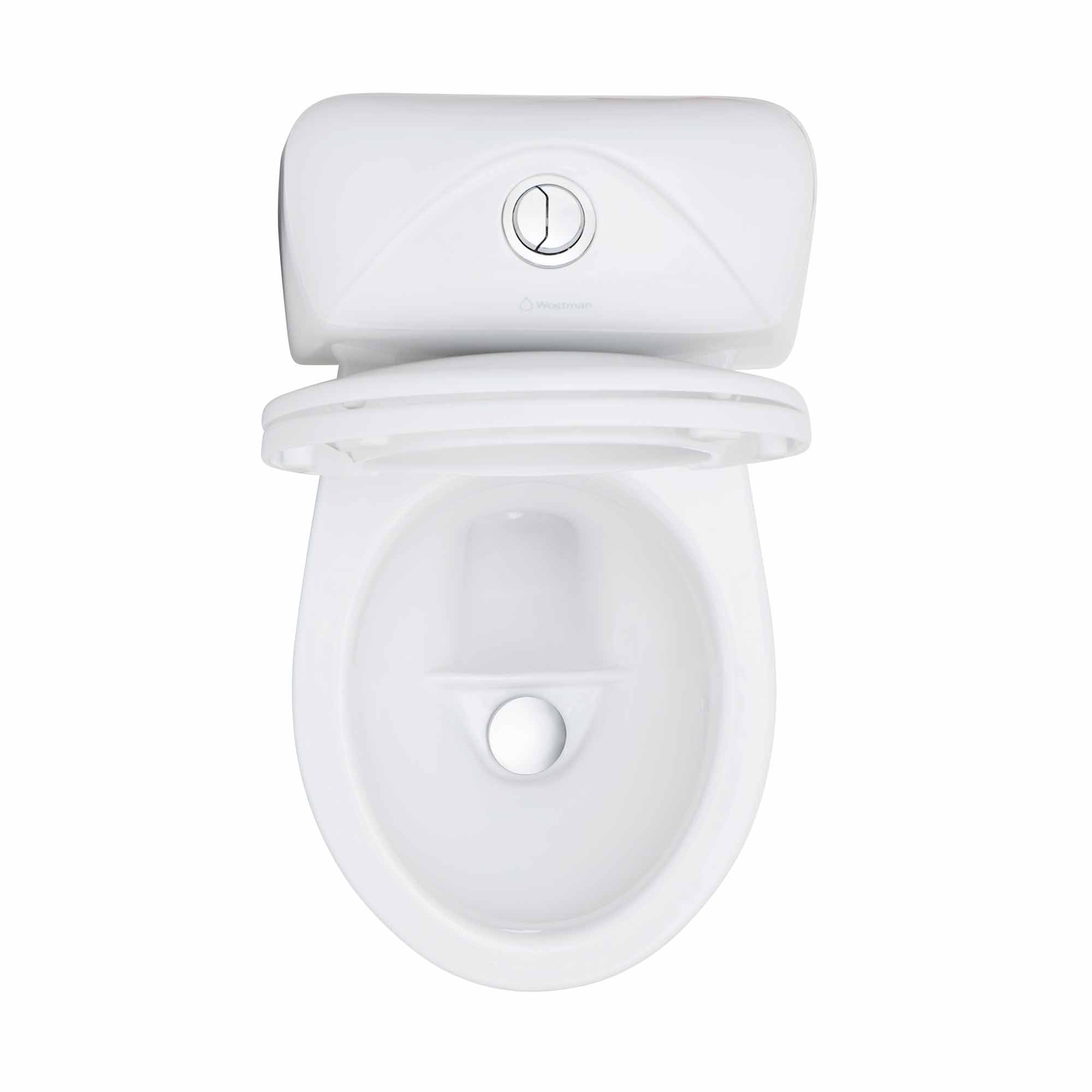 Snålspolande Toalettstol Wostman EcoFlush 1 L med Urinsortering