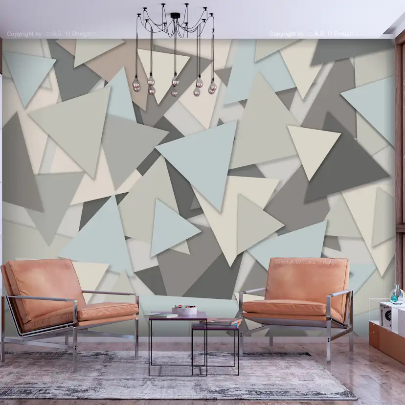 Fototapet Arkiio Självhäftande Geometric Puzzle