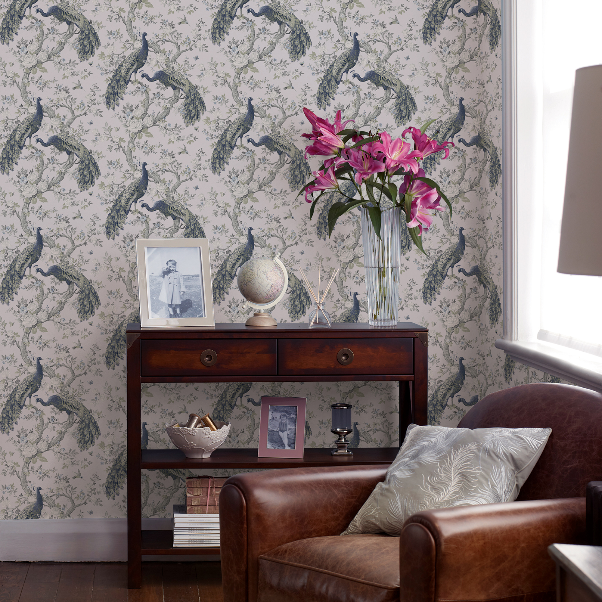 Tapet Laura Ashley Belvedere MidNacht