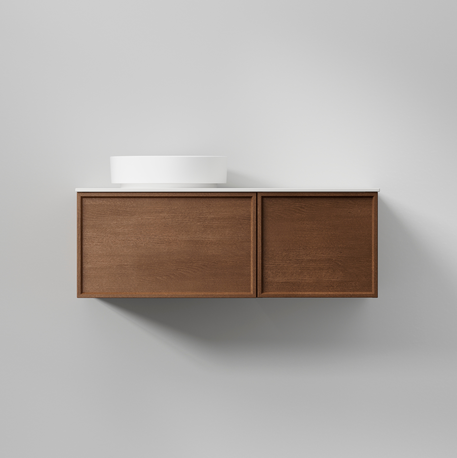 AIR Wood 100 B,Dark Oak,Helfront med 2 lådor(V),Lucka(H),996 Dark Oak, Helfront med 2 lådor (V), Lucka (H)