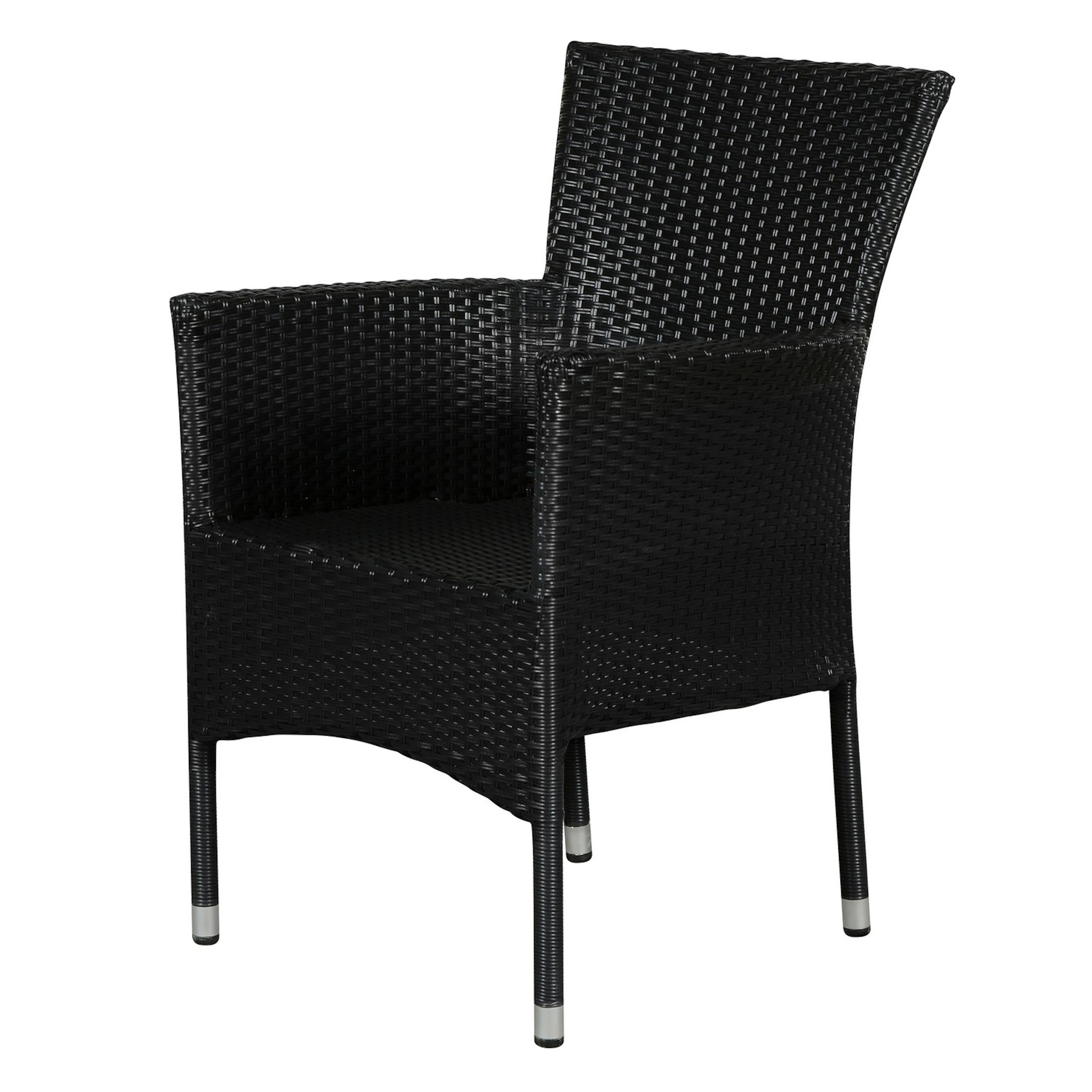 GARDEN CHAIR STACKABLE Svart
