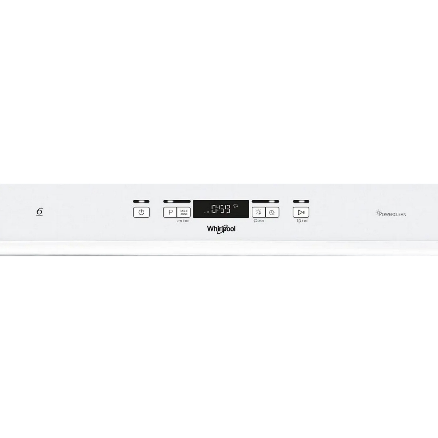 Underbyggd Diskmaskin Whirlpool WUC 3C32 P med Energieffektivitet D och 14 Kuvert Kapacitet