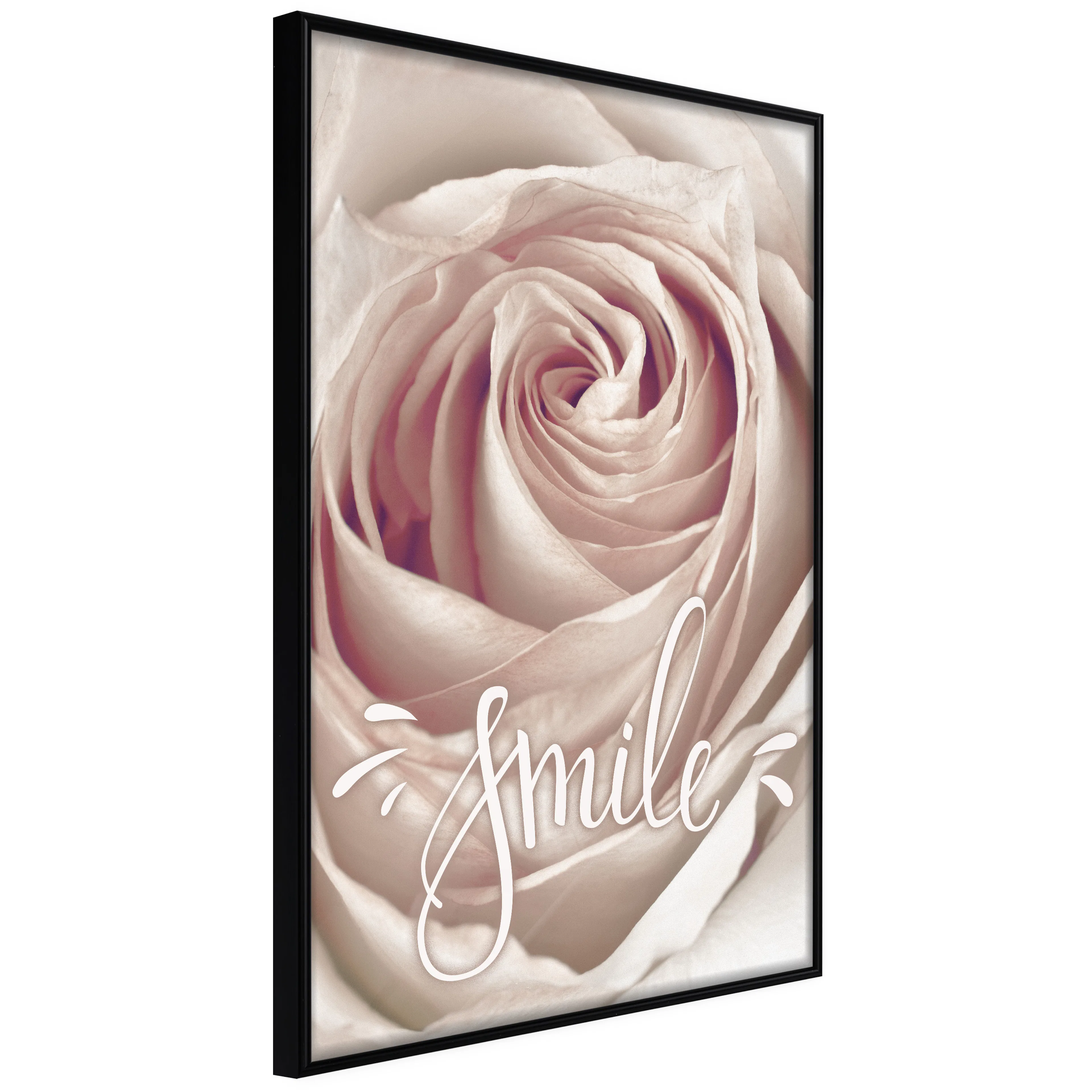 Affisch - Let's Smile! [Poster] 20x30 Svart ram, 20x30 cm
