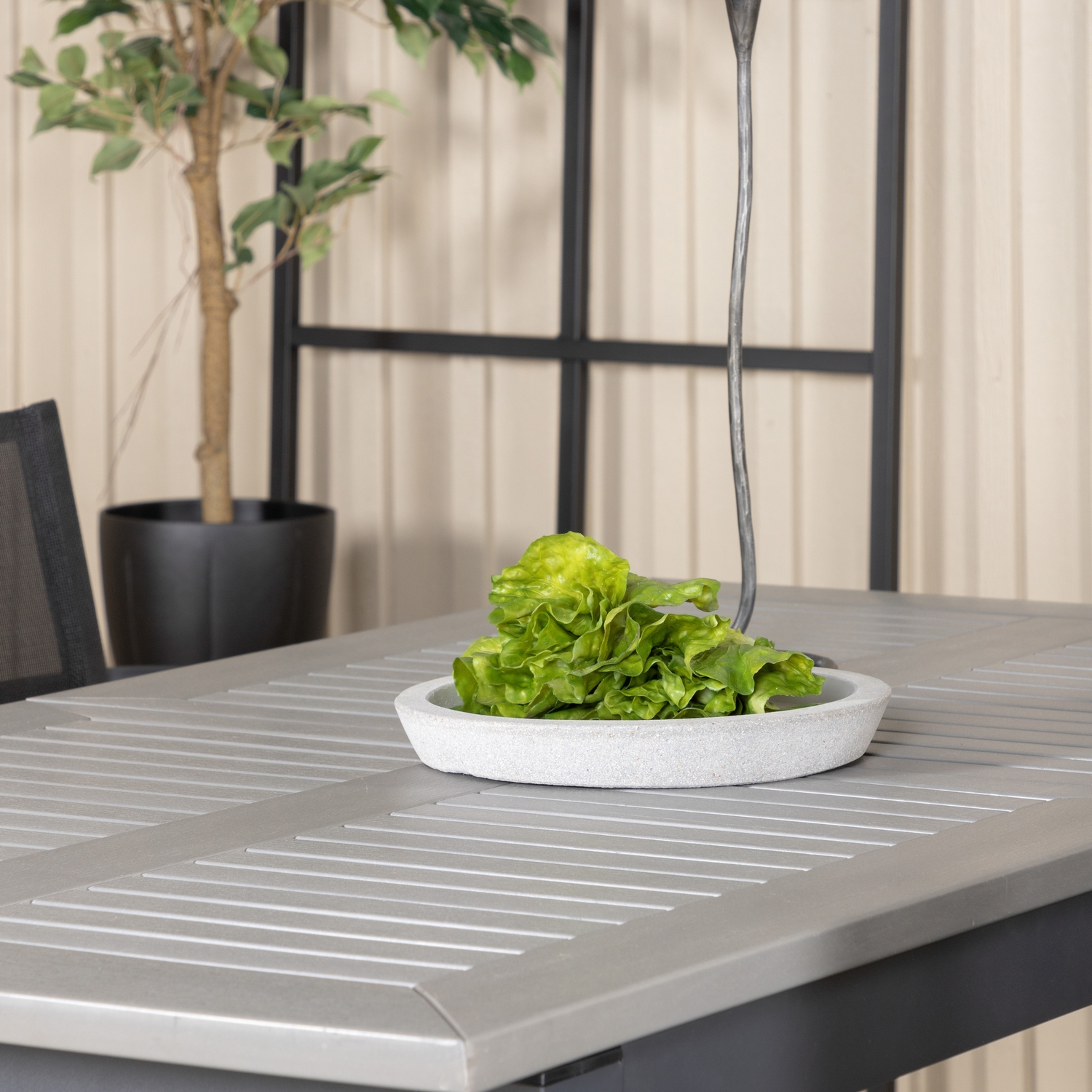 Matgrupp Venture Home Aleyna med 4 Aspen Matstolar