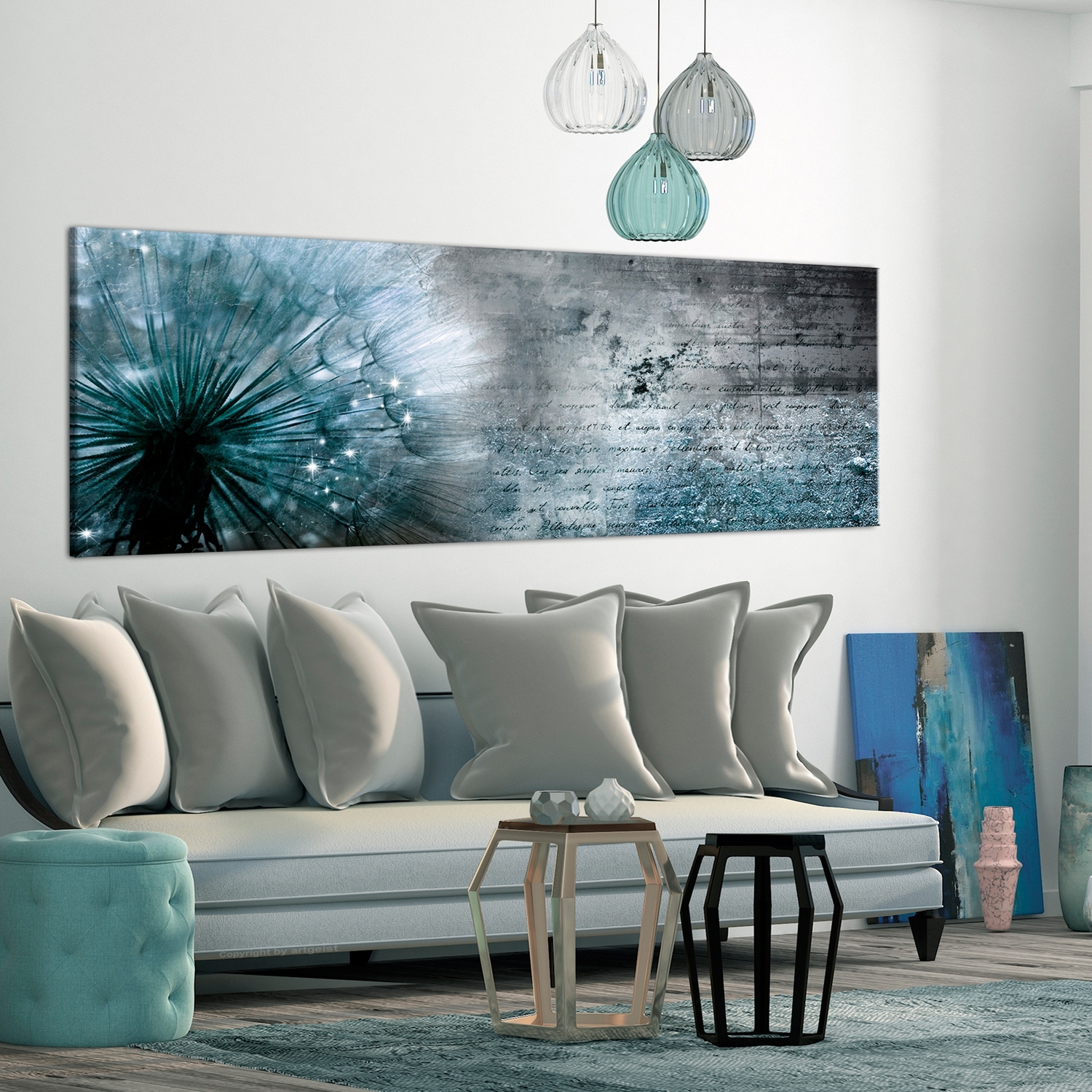 Tavla Arkiio Blue Dandelion