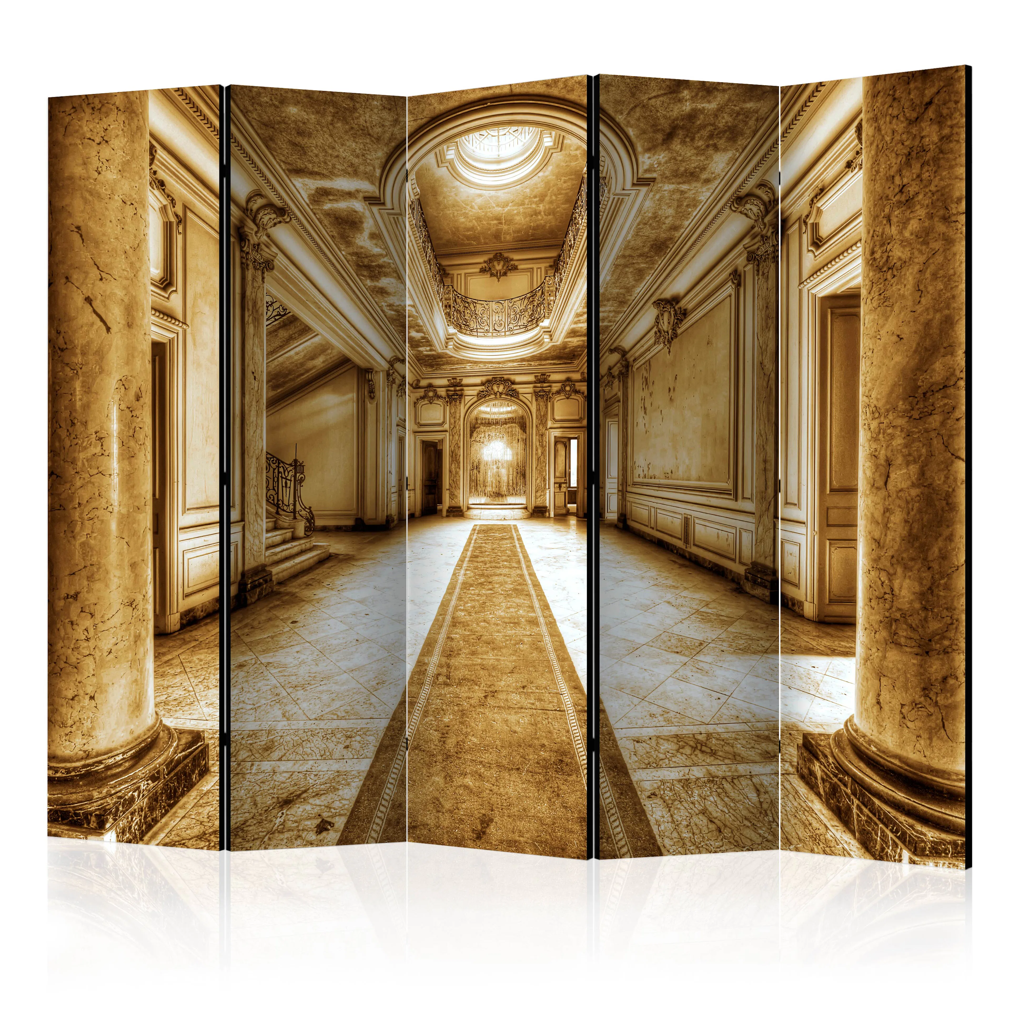 Rumsavdelare Skärmvägg Arkiio Mystery Marble Sepia II 225x172 cm