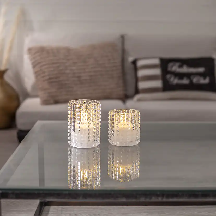 LED-Ljus Star Trading Flamme Dotty 9 cm
