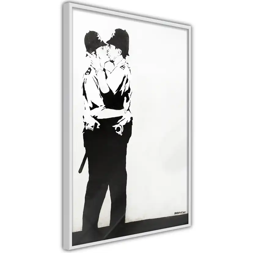 Poster Artgeist Affisch Policemen Kissing
