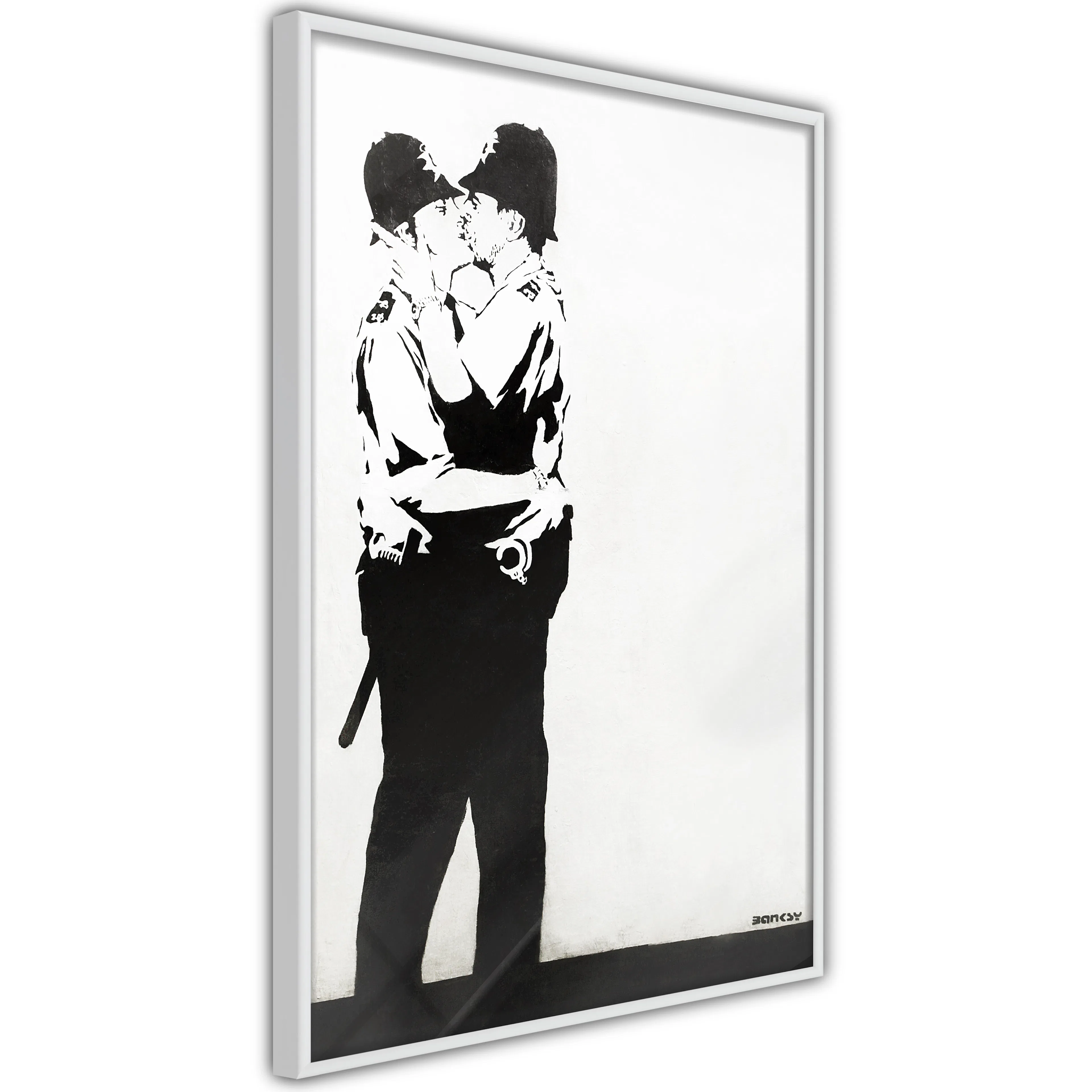 Poster Artgeist Affisch Policemen Kissing