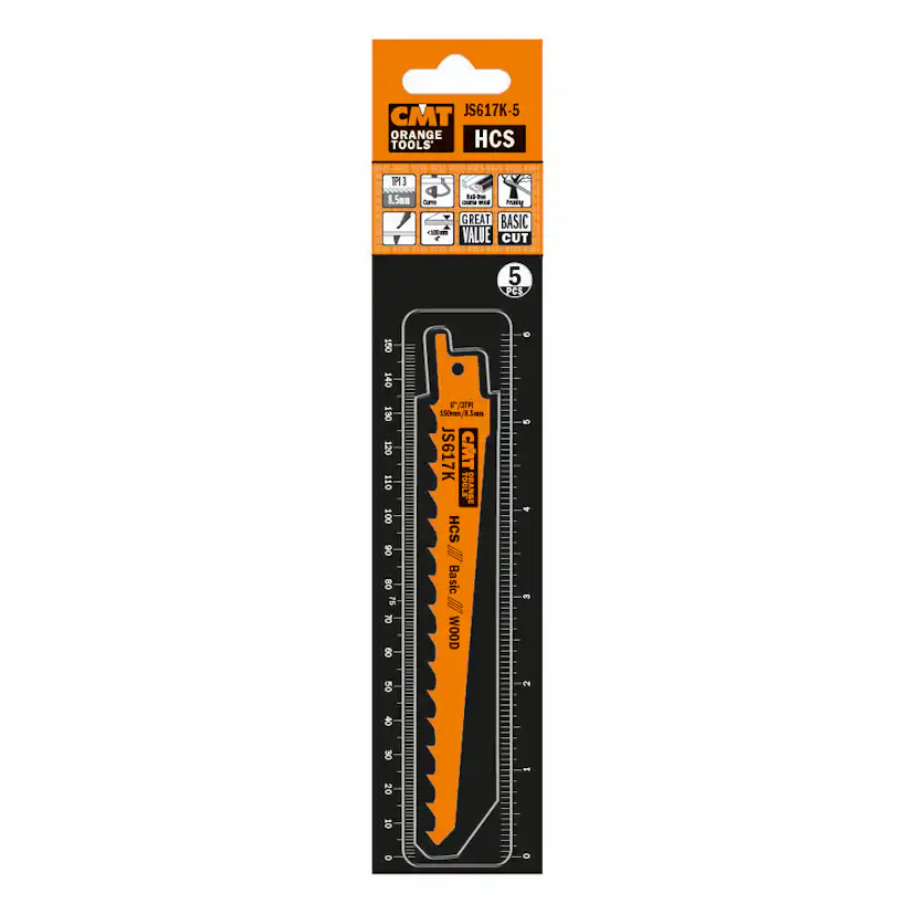 Tigersågblad CMT Orange Tools Trä 150mm HCS Basic 5 st