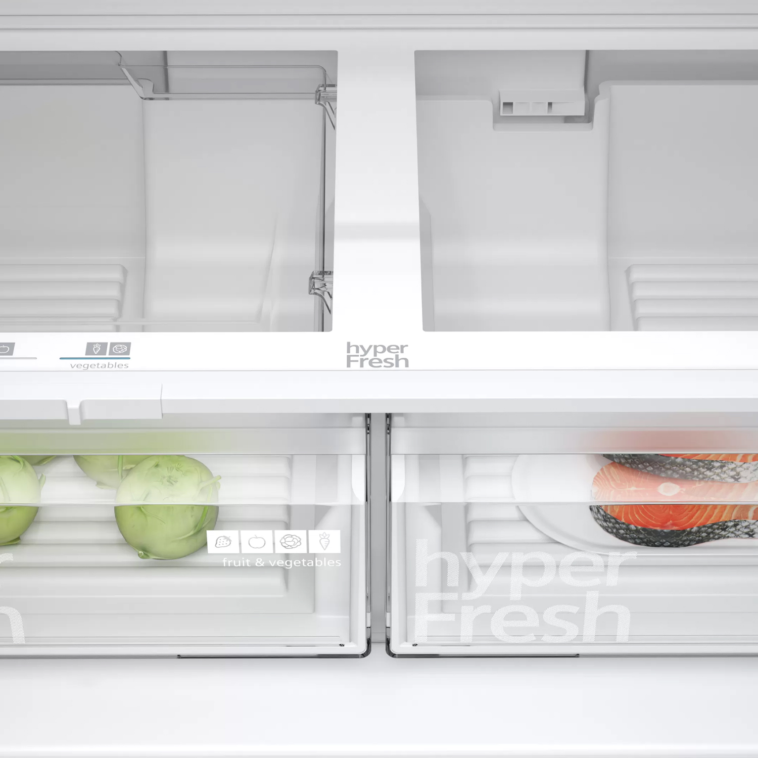 Kyl/Frys Siemens Side by Side iQ300 French Door KF96NVPEA Rostfri