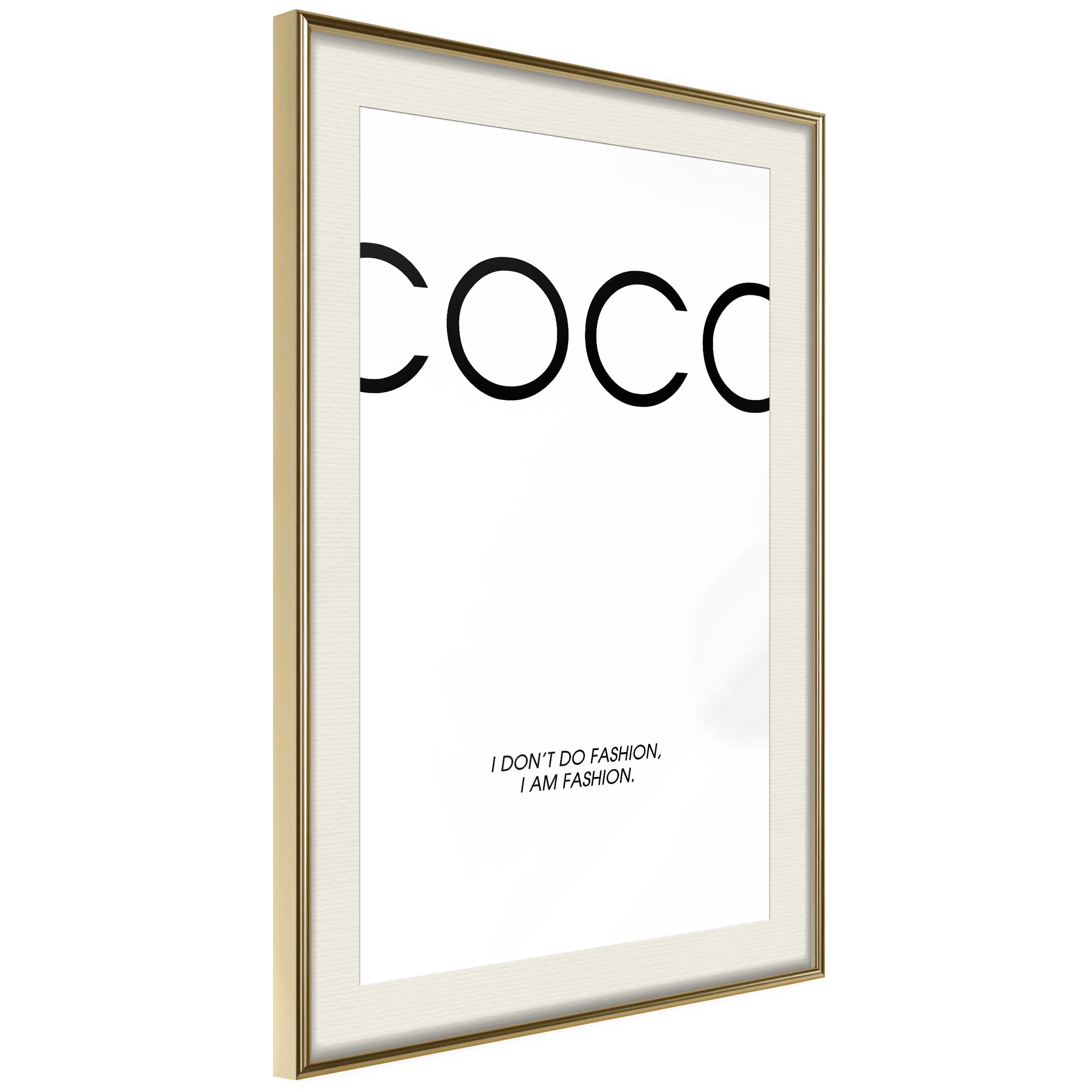 Affisch - Coco [Poster] 20x30 Guld ram med passepartout, 20x30 cm