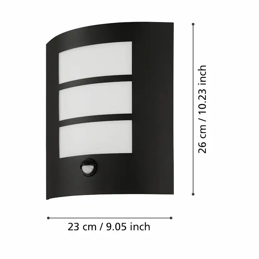AL-WL/1 SCHWARZ M.SENSOR 'CITY' Svart Svart