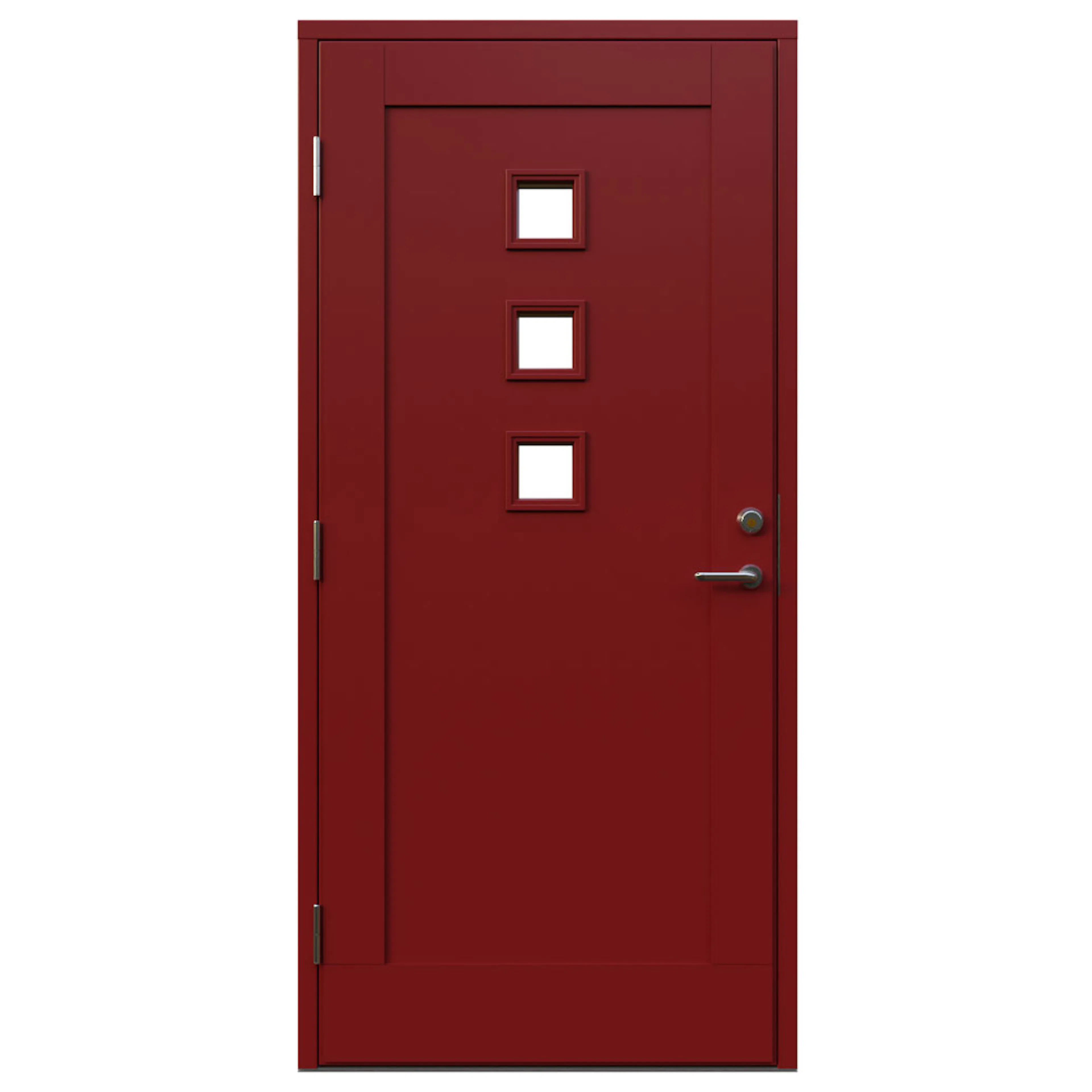 Grytnäs 10x21 V NCS S 4050-Y90R BxH: 100x210 cm, S-4050-Y90R, Röd, Vänster