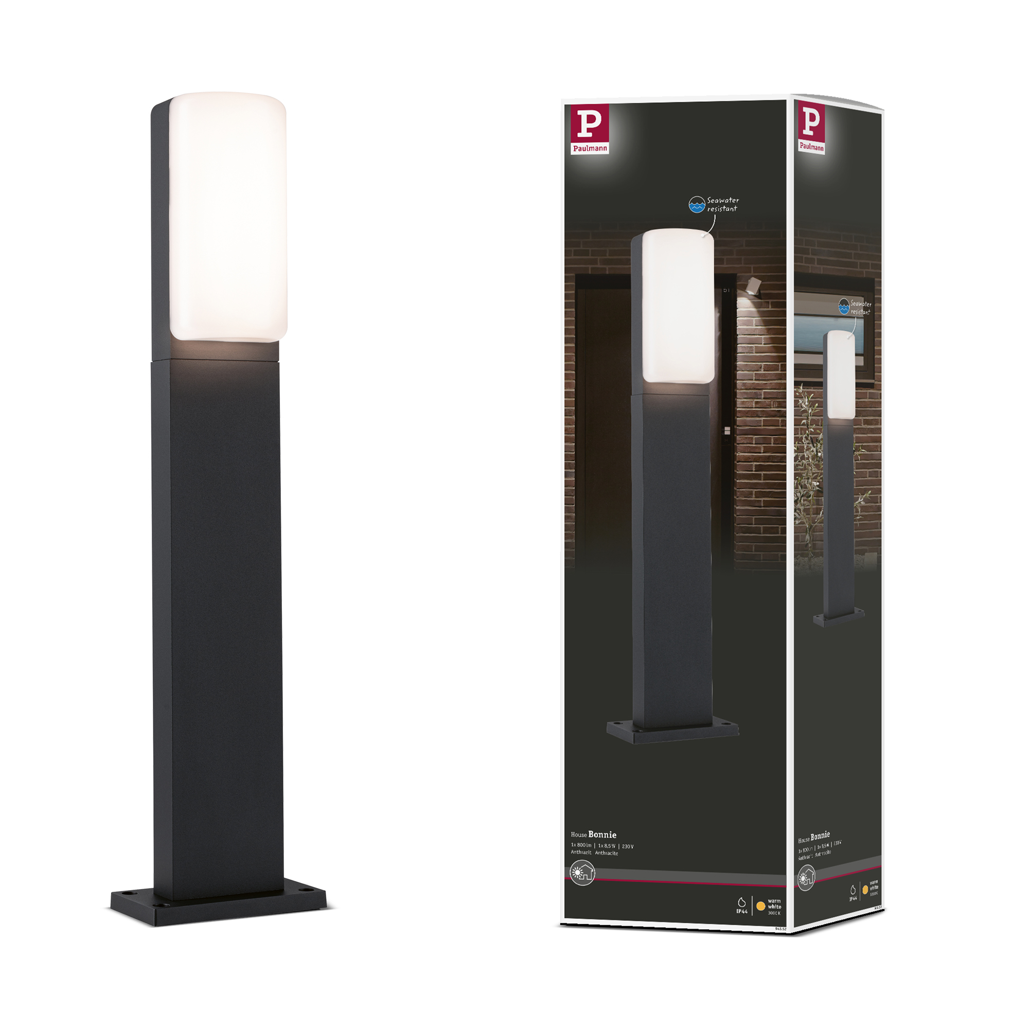 Pollare LED Paulmann Bonnie IP44 230V