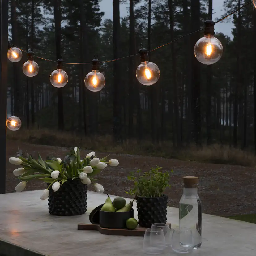 Tilläggsslinga Gnosjö Konstsmide E27 10 Amber LED Till 2394
