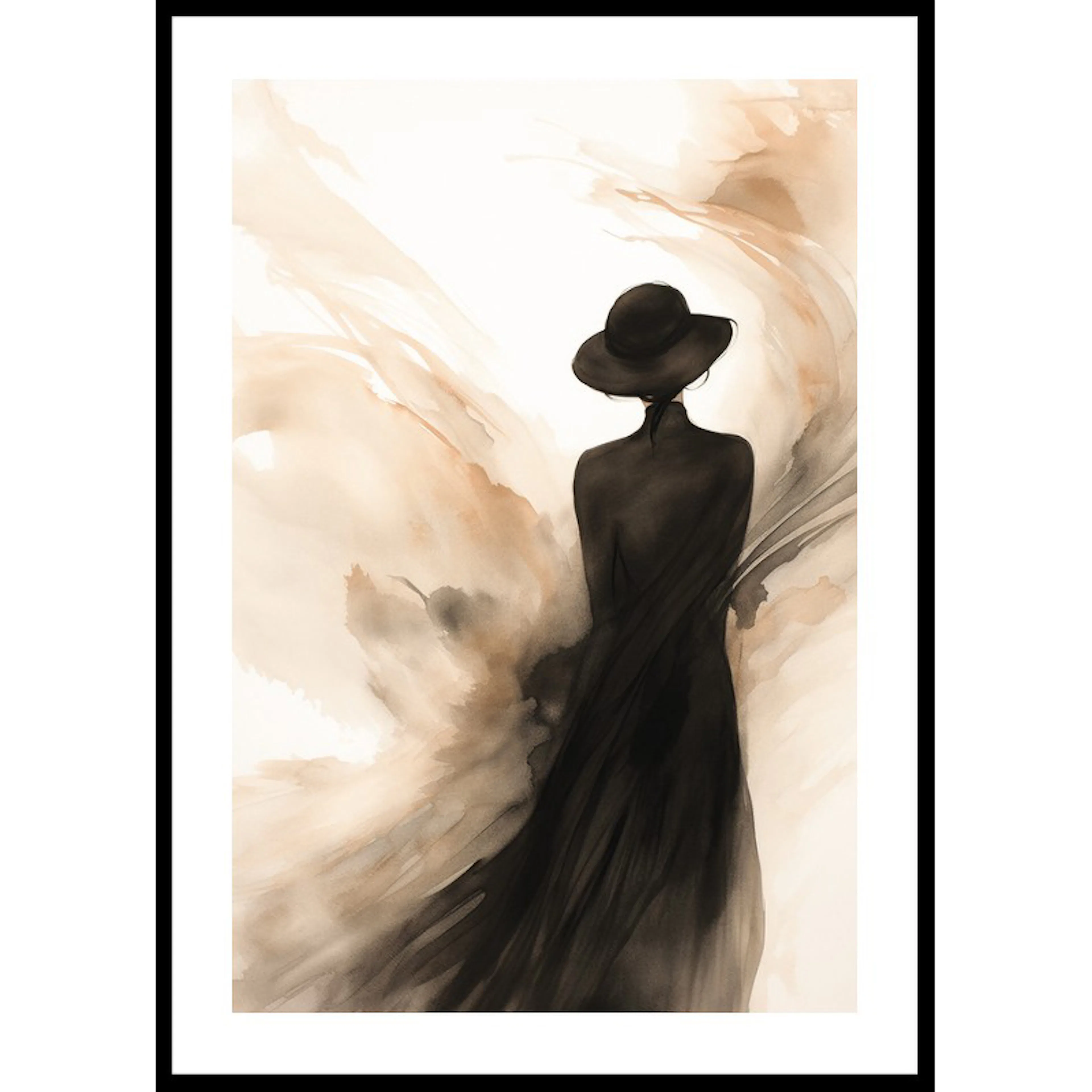 Silhouette Of A Woman No2 30x40 30x40 cm