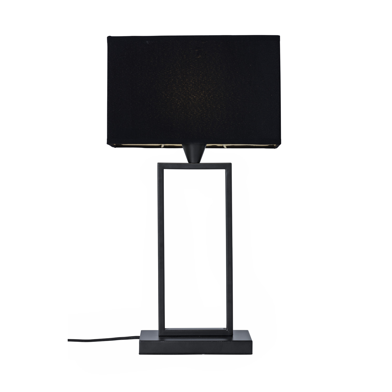 Bordslampa Cottex Kensington H50 cm Metallfot med Textilskärm