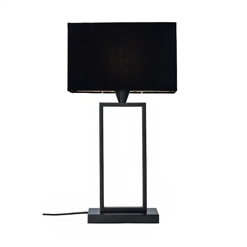 Bordslampa Cottex Kensington H50 cm Metallfot med Textilskärm