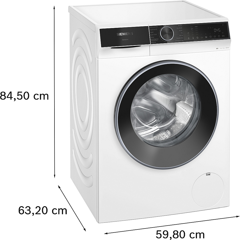 Frontmatad Tvättmaskin Siemens WG64K2FLSN iQ500 11 Kg