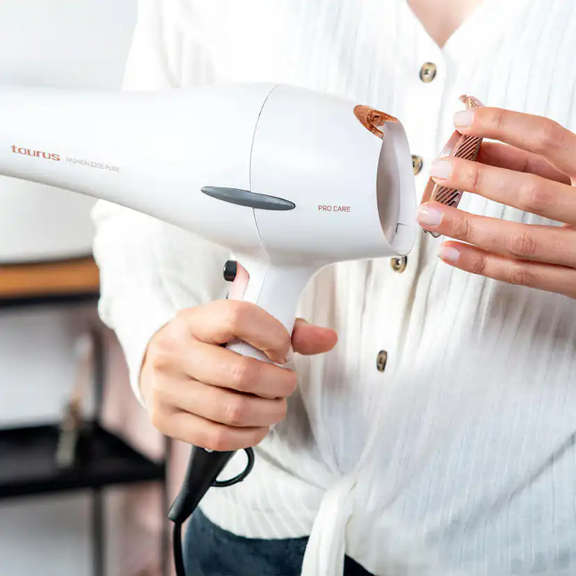 Hårtork Taurus Fashion 2200w Pure White