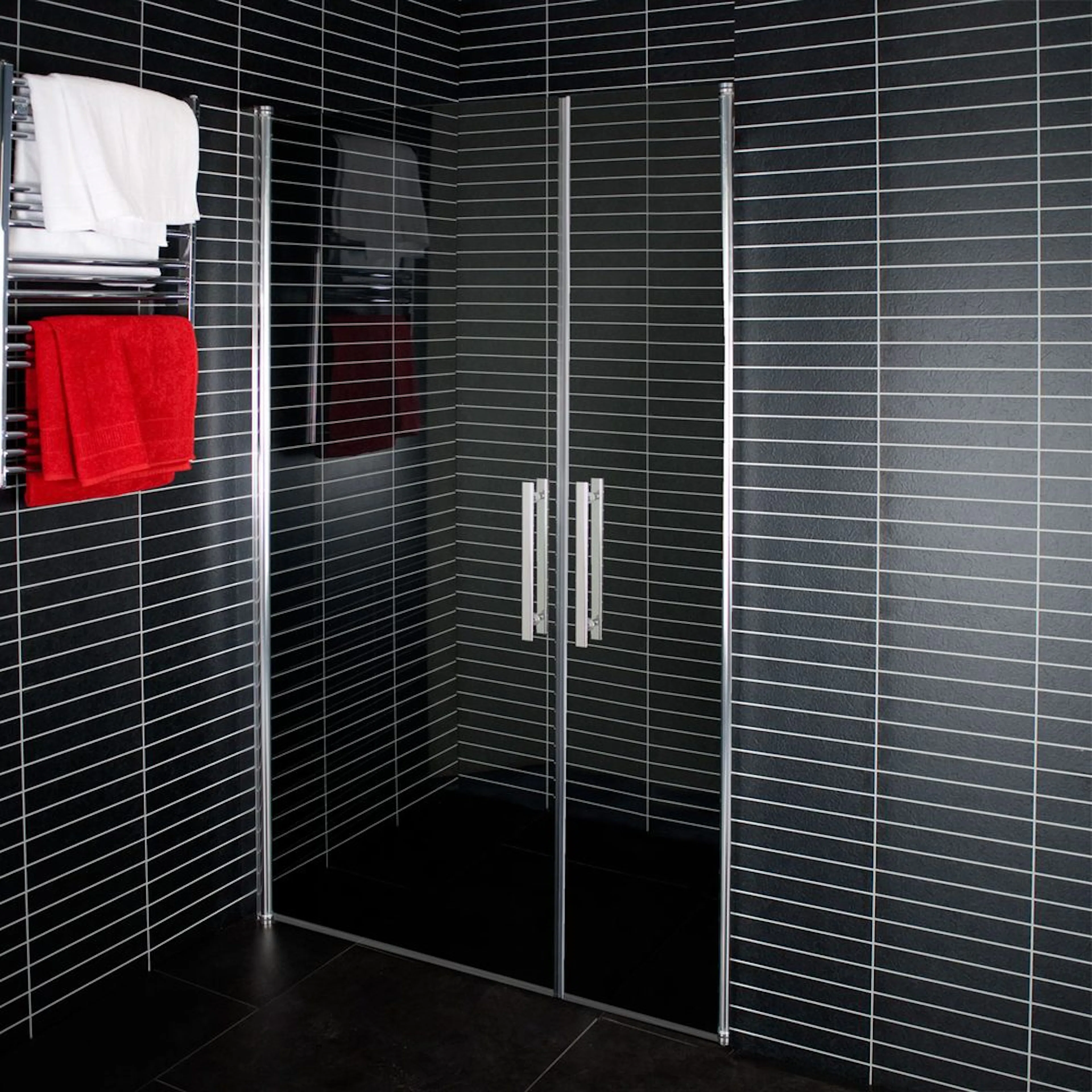 Duschdörr Arrow DuoDoor Special Tonat Glasx480x670xIngen breddningsprofil