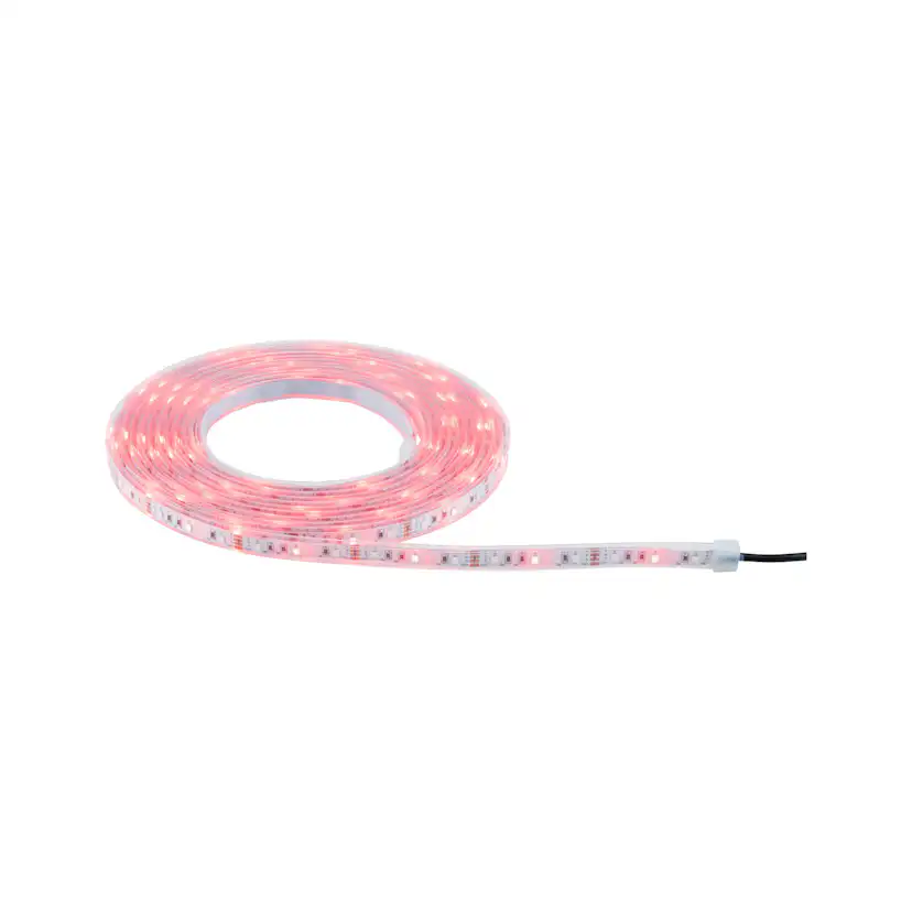 Solcellsljuslinga LED Paulmann MaxLED Ljusstrip inkl. Fjärrkontroll IP44 Ljus: RGB, Längd 5 m