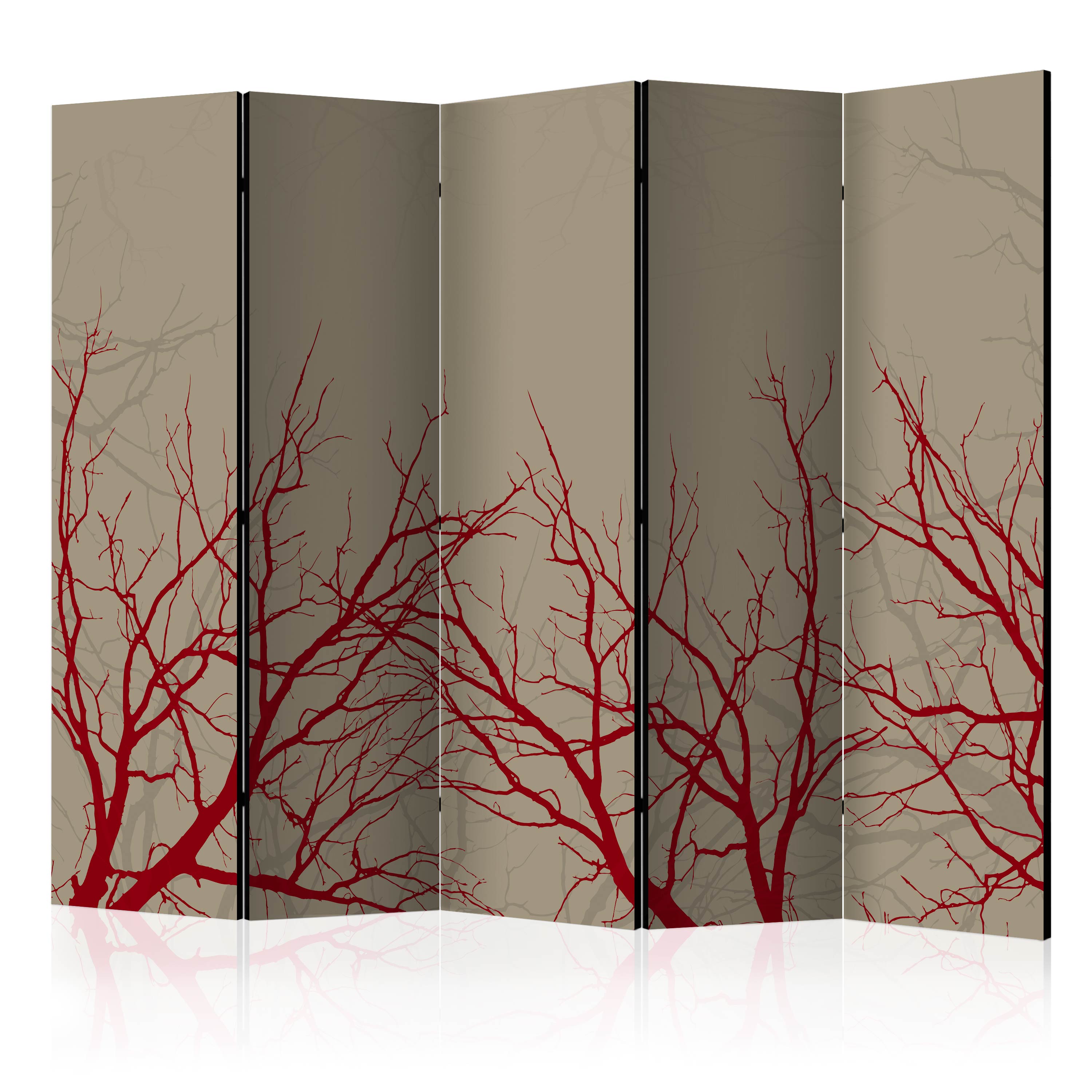 Rumsavdelare Skärmvägg Arkiio Red-hot Branches II 225x172 cm