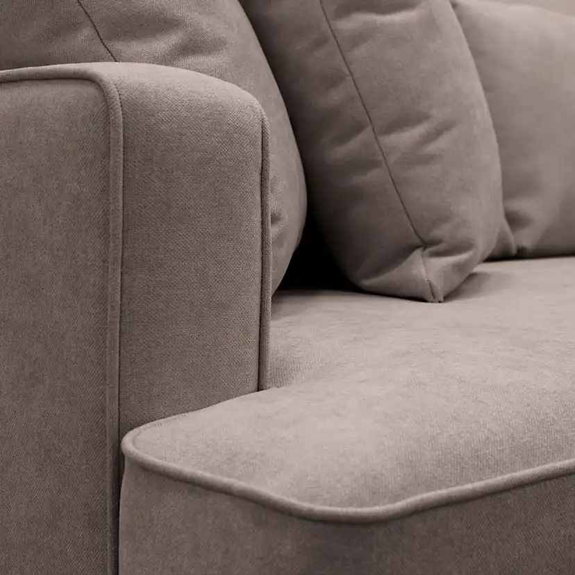 Soffa Scandinavian Choice Rossita 4-sits L-Formad Djup Schäslongsoffa