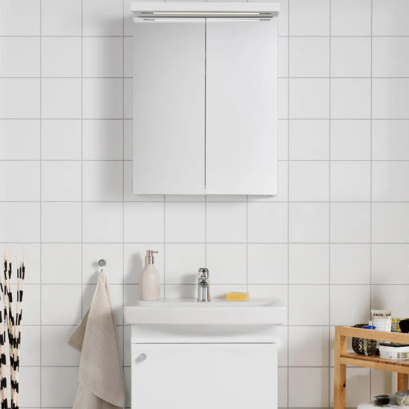 Möbelpaket Hafa Life Komplett med Lucka och Spegelskåp 500