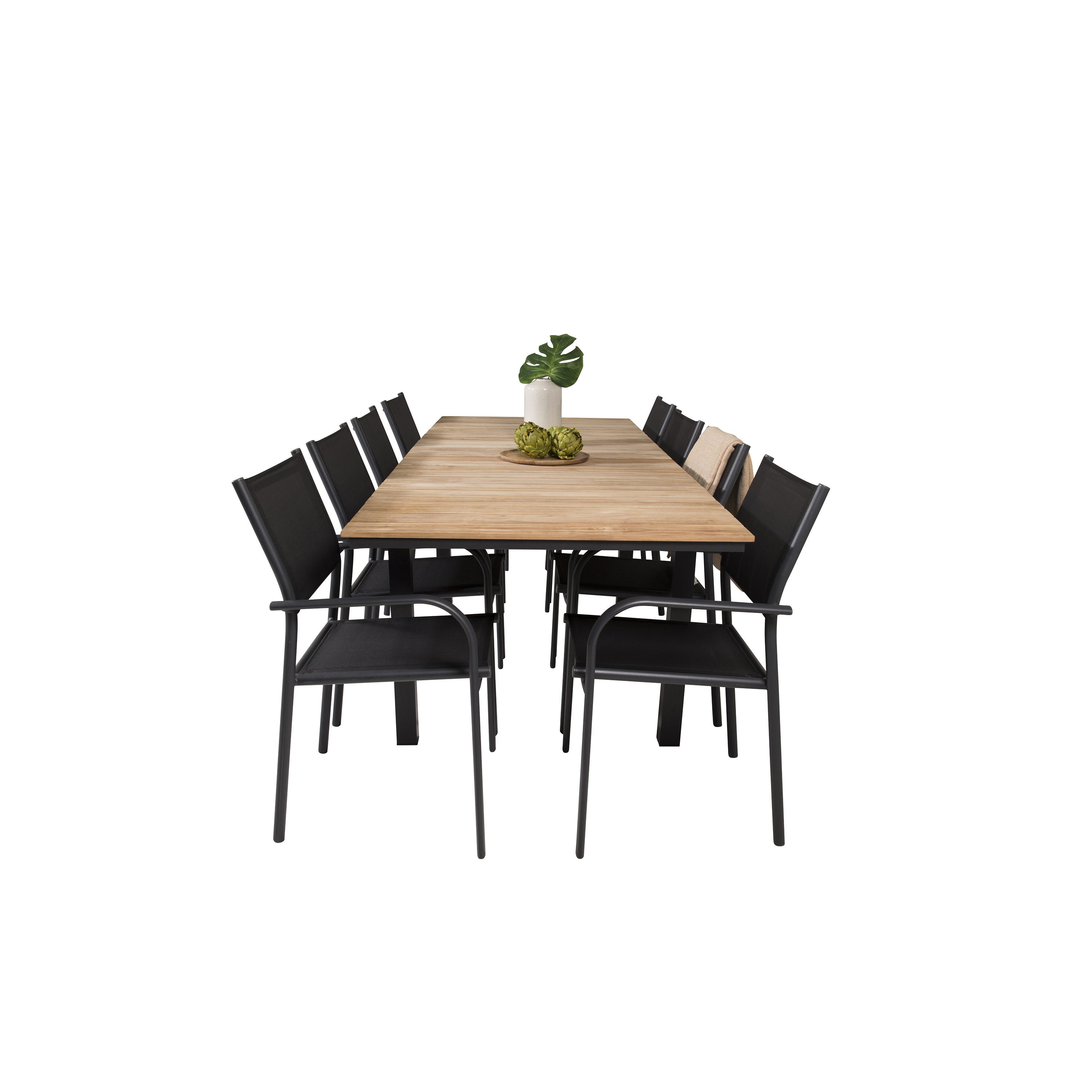 Matgrupp Venture Home Meya 160/240 med 8 Siri Matstolar