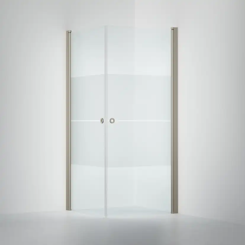 Duschvägg Linc Angel 900x900 mm, Strimma, Stone