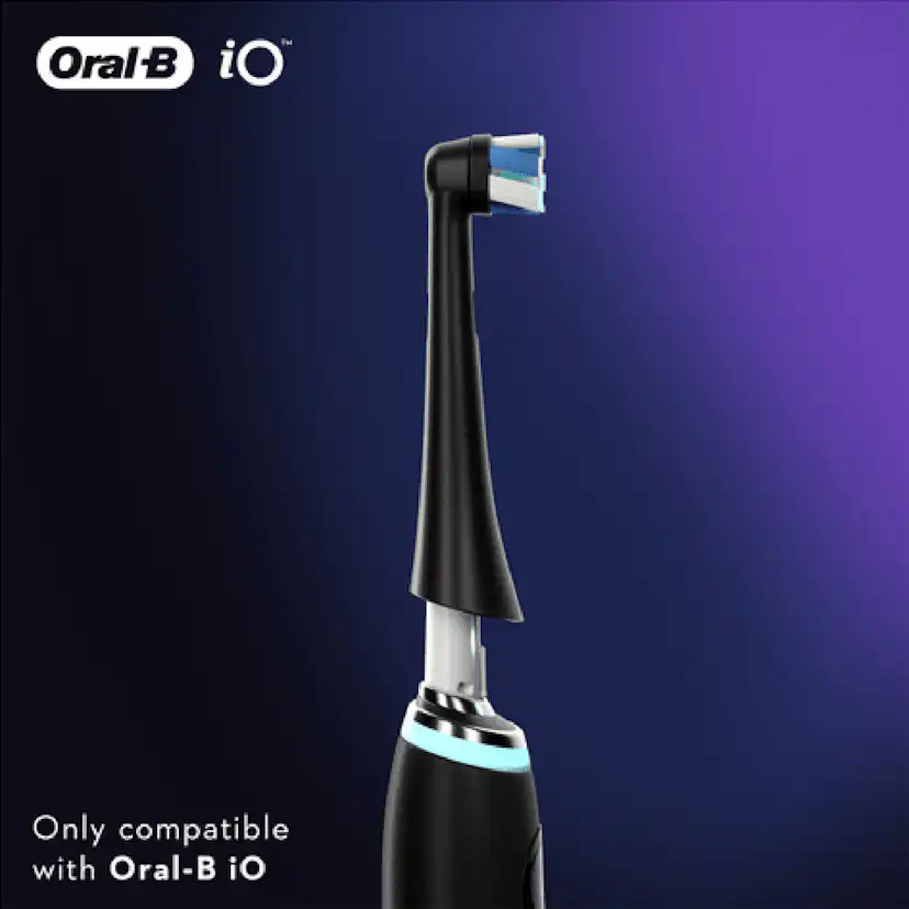 Borsthuvud iO Ultimate Clean Black 4st Svart