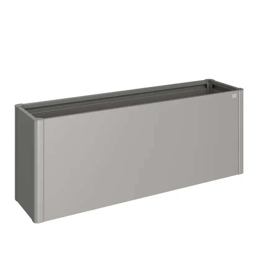 Planteringsbädd Belvedere MAXI storlek 200 metallic kvarts-g Kvartsgrå