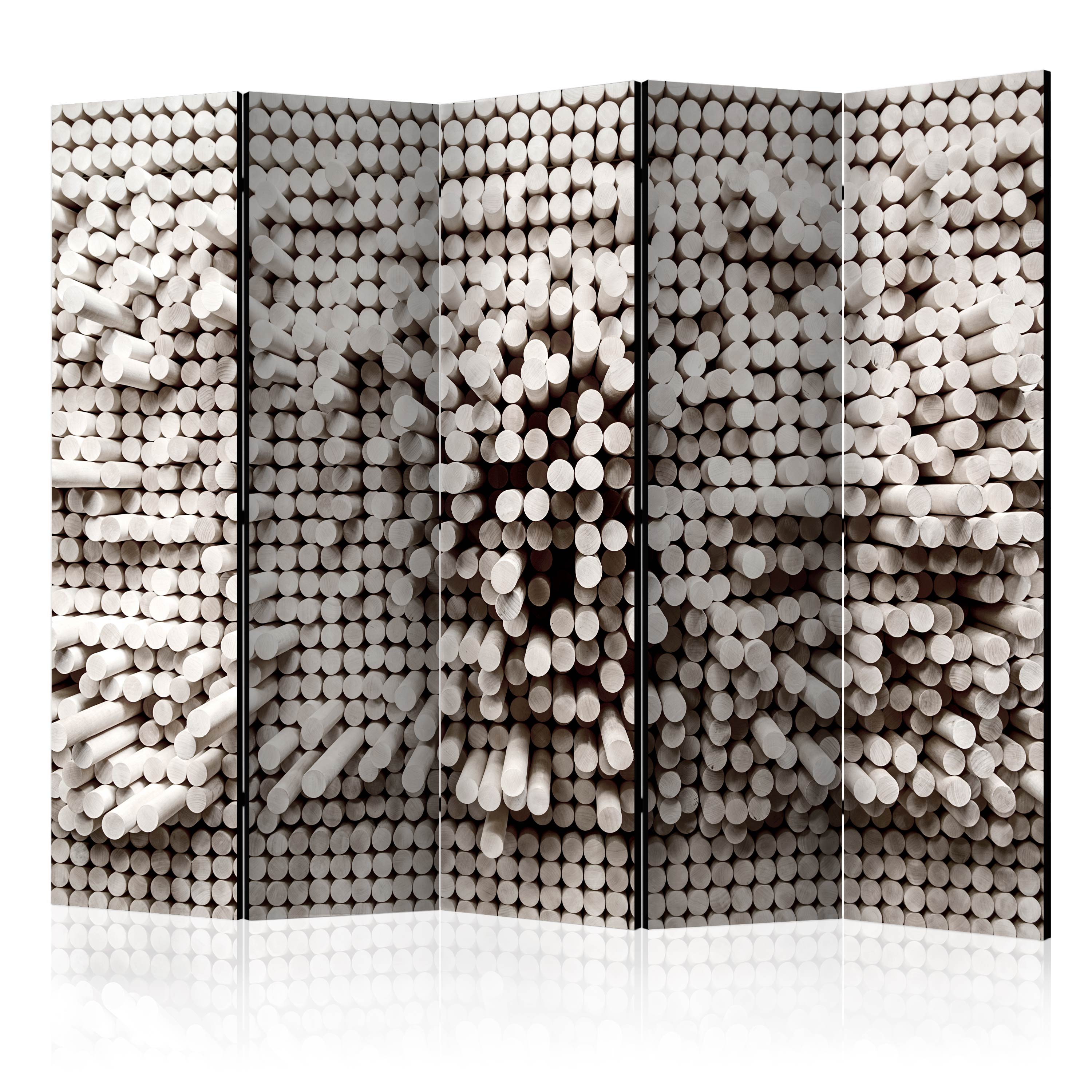 Rumsavdelare Skärmvägg Arkiio White Fortress II 225x172 cm