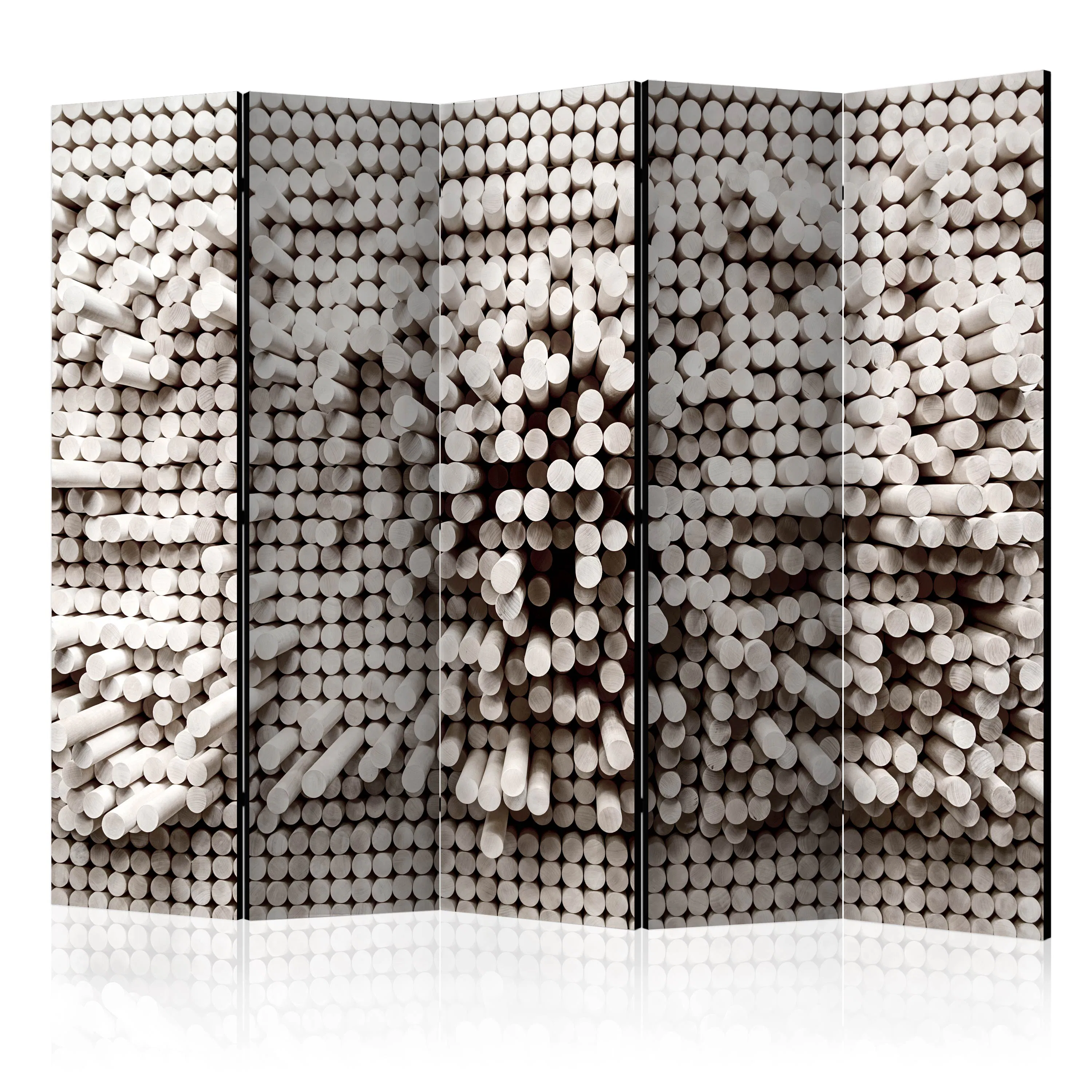 Rumsavdelare Skärmvägg Arkiio White Fortress II 225x172 cm